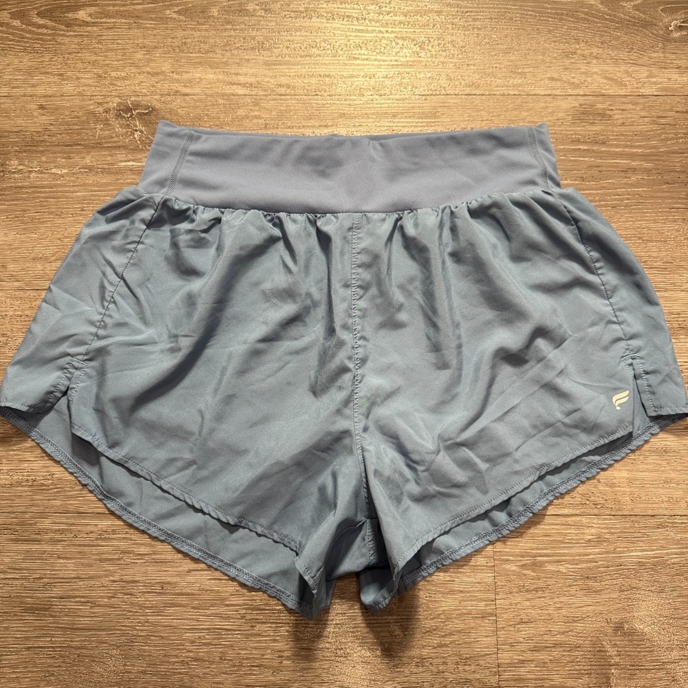 Fabletics Shorts Womens Medium Blue The One Shorts 3" Inseam Activewear Workout
